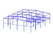 Stahlbauhalle mit kaltgeformten Stahlprofilen